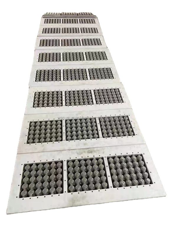 Geri dönüştürülmüş 2000pcs/h Kağıt Yumurta Tepsisi Makinesi Pulp Kalıplama Makinesi Pulp Tepsisi Yapma Makinesi