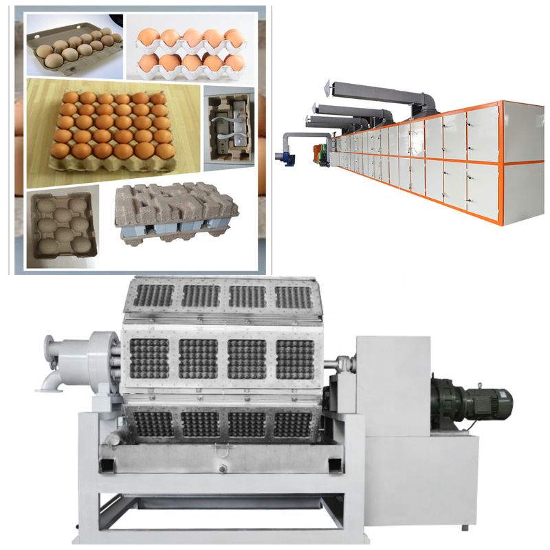 Tam Otomatik Kağıt Yumurta Tepsisi Makinesi Fiyat / Yumurta Tepsisi Üretim Hatı 4000 pcs/hr Yumurta Tepsisi Yapma Makinesi Küçük İş Fikirleri