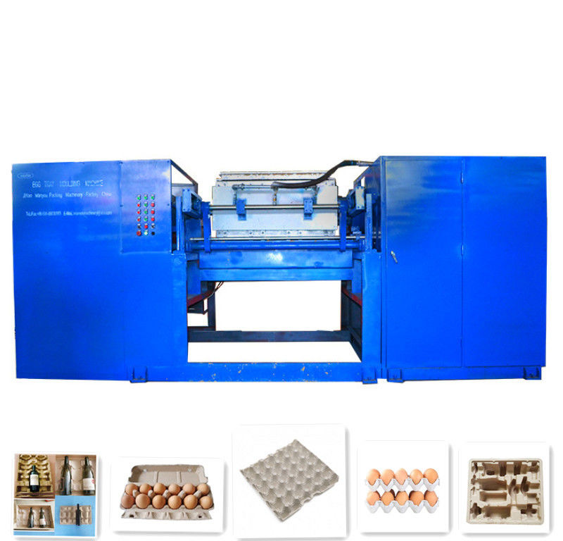 Atık Kağıt Hamuru Kalıplama İçin Özel Tasarım Döner Yumurta Tepsisi Makinesi 150-450kg / h