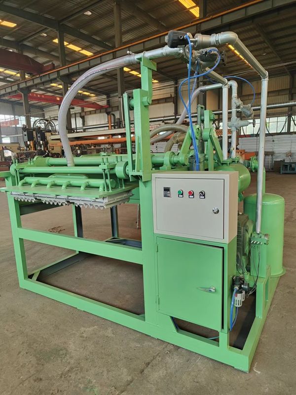 1000pcs/h Kağıt Yumurta Tepsisi Makinesi Yumurta Karton Makinesi Küçük İşletmeler İçin Yarım Otomatik