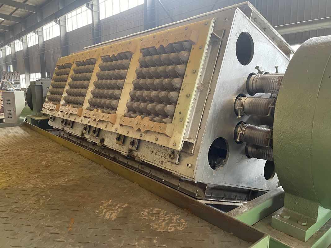 Yeşil Renkli Kağıt Yumurta Karton Yapma Makinesi Düşük Enerji Tüketimi Yumurta Tepsisi Üretim Hatı Yumurta Tepsisi Makinesi