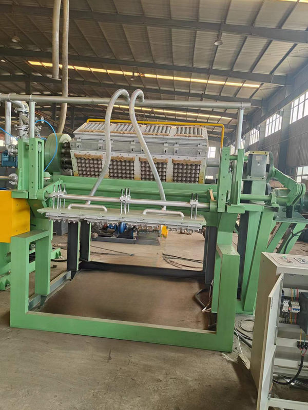 Enerji tasarrufu Rotary Tipi 2500pcs/h Kağıt Yumurta Tepsisi Makinesi Yumurta Tepsisi Üretim hattı Özel Kalıplar Alüminyum