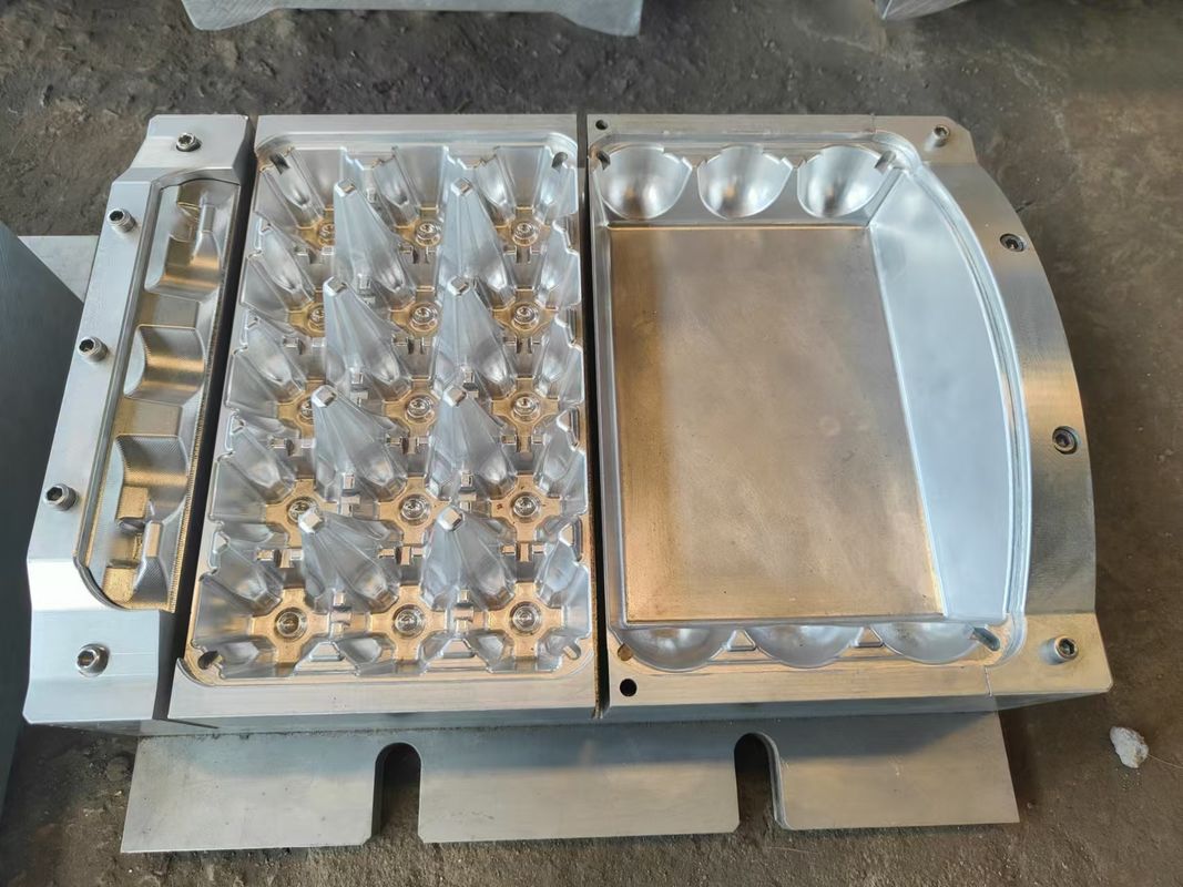 Enerji tasarrufu teknolojisi ve üretim için dayanıklı yapıyı birleştiren Tam Otomatik Yumurta Tepsisi Makinesi Üretim Hatı Üretim Sistemi