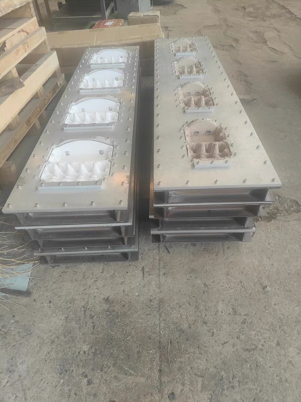 PLC Kontrollü Otomatik Yumurta Tepsisi Yapma Makinesi 5000-6000pcs/Saat Geri Dönüştürülmüş Kağıt Pulp Kalıplama Üretim hattı