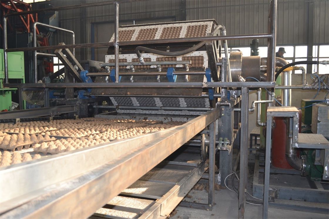 Döner kağıt türü yumurta tepsisi üretim hattı büyük kapasitesi 1500-5000pcs/h