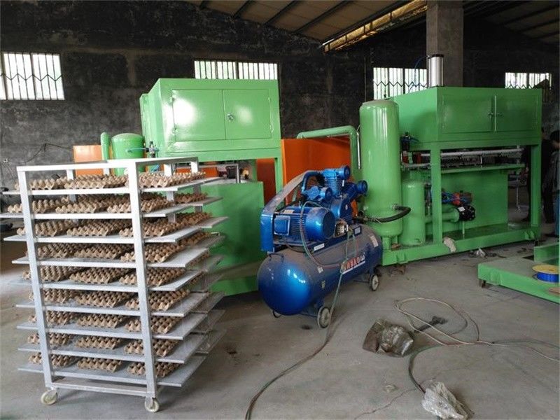 Karşılıklı tür yumurta tepsisi üretim hattı, Kağıt pulp kalıplama makinesi 20kw-80kw