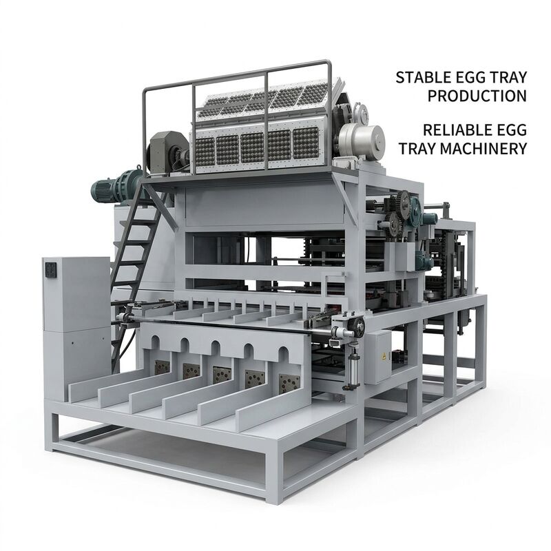 5*8 Kalıplar 5000pcs/h Kağıt Yumurta Tepsisi Üretim Hatı Makine Tam Pulping Forming Kurutma ve Kağıt Yumurta Tepsisi Yumurta Karton Ayakkabı Tepsisi Tohumlama Tepsisi Yapım için Otomatik Yükleme Sistemleri