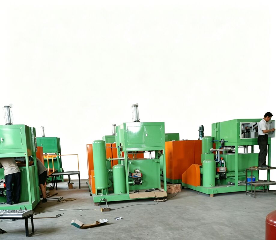 Küçük 1300-1500pcs Per Hour Yumurta Tepsisi Makinesi Yumurta Karton Makinesi Yumurta Tepsileri Yumurta Kartonları Ayakkabılar Tepsiler Bebeklik Tepsileri Alüminyum kalıplar PLC Kontrolü