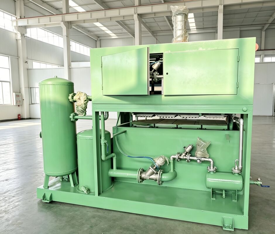 Alüminyum kalıplar 45kw 1500pcs Per Hour Yumurta Tepsisi Makinesi Yumurta Tepsisi Yumurta Tepsileri Yumurta Kartonları Ayakkabı Tepsileri Bebek Tepsileri PLC Kontrolü