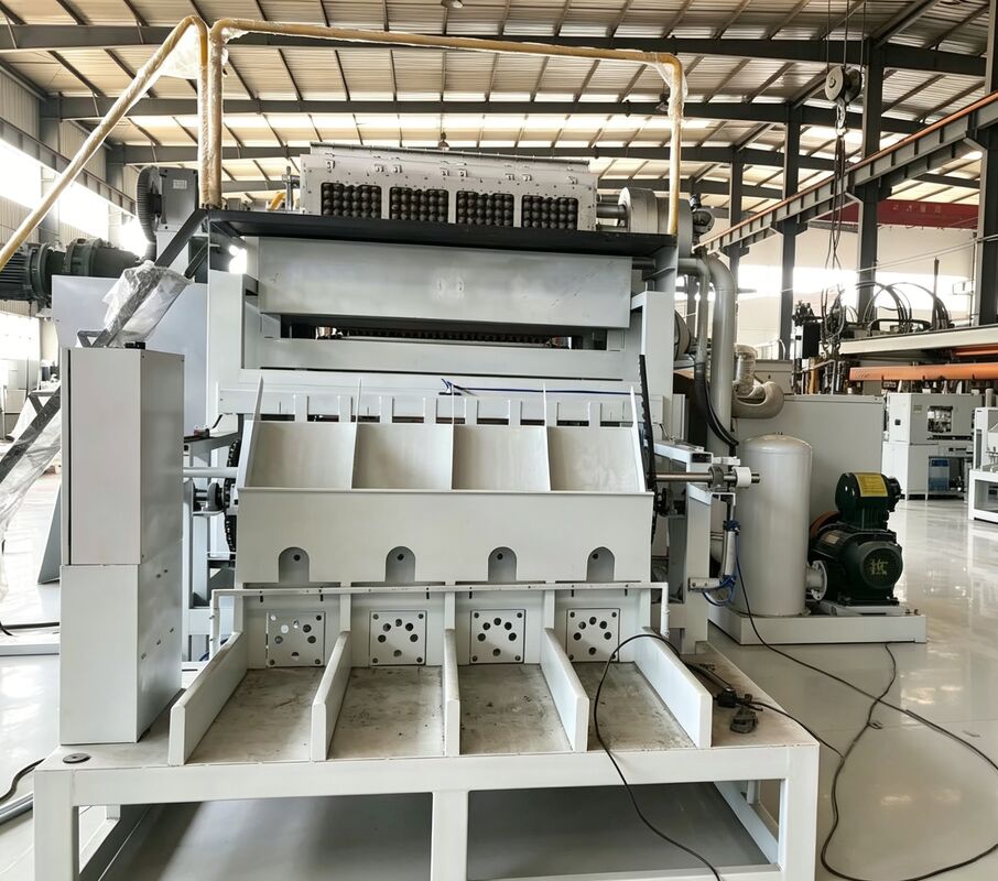 2000-3000PCS/H Döner Yumurta Tepsisi Makinesi Çevre Dostu Geri Dönüşümlü Kağıt Yumurta Tepsisi Üretim Hattı | Büyüyen Fabrikalar için Kompakt ve Kolay Kullanımlı/ Kararlı Orta Kapasiteli Ekipmanlar