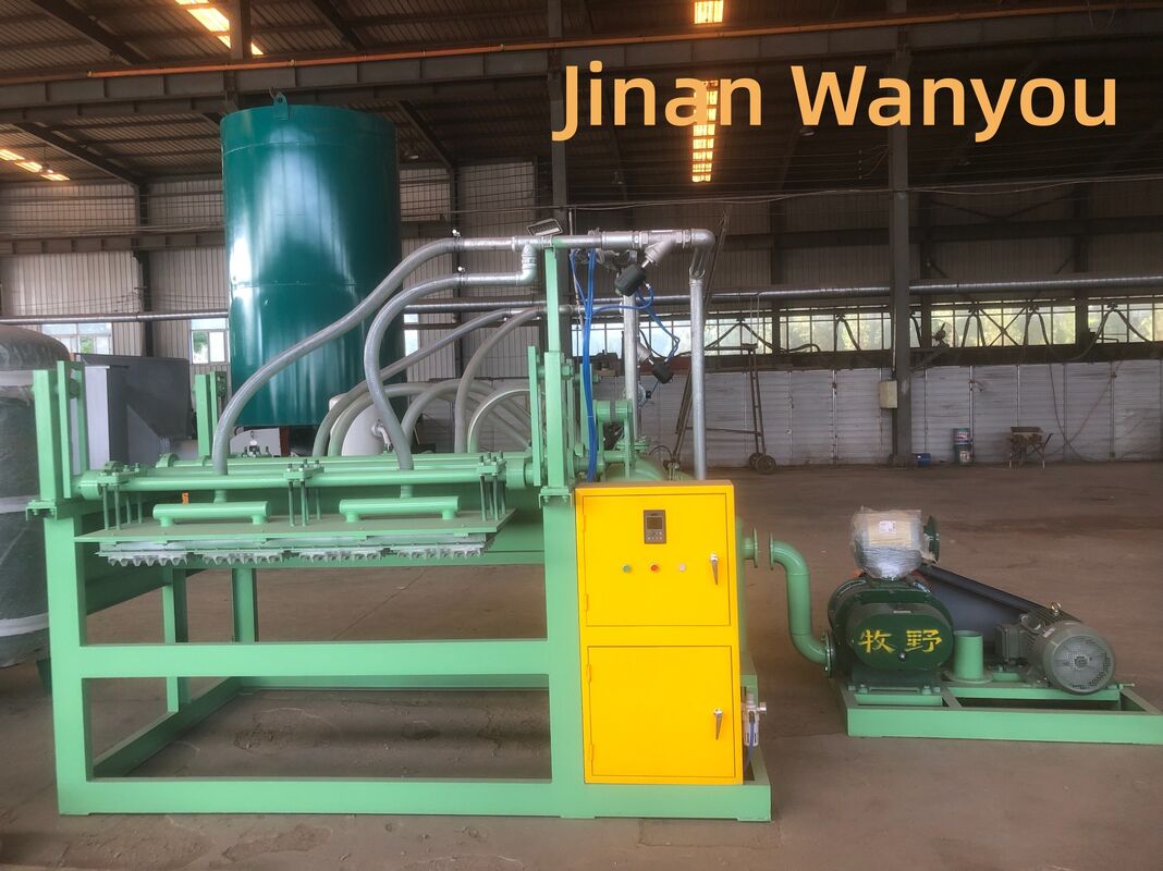Paper Egg Tray Making Machine Semi Automatic Simple Structure 1 by 4 Molds Producing 1500 Pieces per Hour Suitable for Small Business