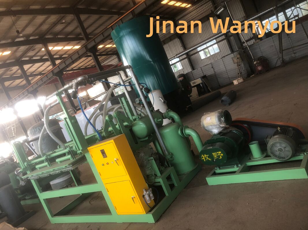 Semi Automatic Paper Egg Tray Machine Simple Structure 1*4 Molds 1500pcs/h Low-Cost Eco-Friendly  For Small Business