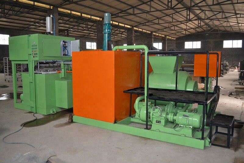 PLC Controlled Paper Egg Tray  Machine Egg Carton Production Line 1500 pcs/h Egg Trays Apple Trays from Recycled Waste Paper Material 45-65kw
