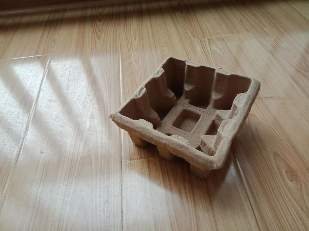 Endüstriyel ürün ambalajı için atık kağıt pulp kalıplama makinesi 700pcs/h