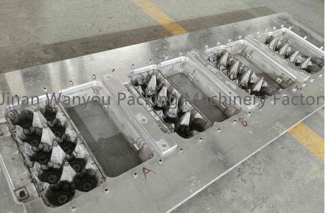 Ev işletmeleri için küçük makineler atık kağıt geri dönüşüm yumurta tepsisi üretim hattı