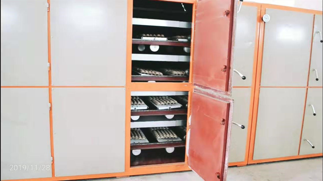 Tek kullanımlık 6000 adet Kağıt Yumurta Karton Yumurta Tepsisi CE Sertifikasıyla Üretim hattı