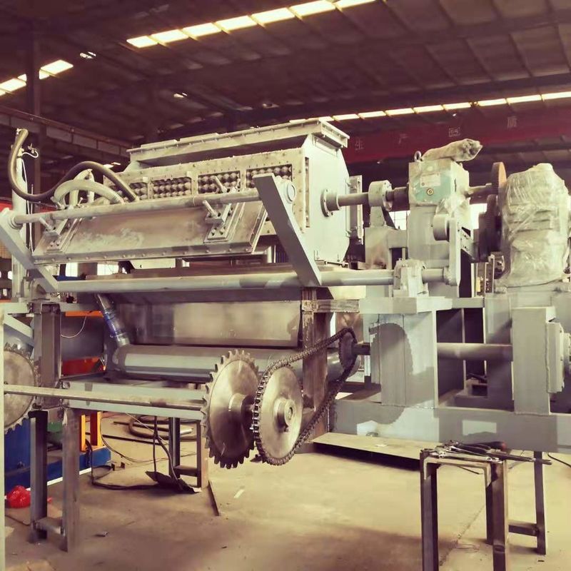 Yumurta tepsisi meyve tepsisi için büyük kapasiteli atık kağıt tepsisi şekillendirme makinesi