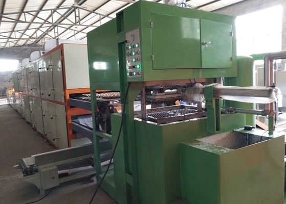 Atık kağıt pulp yumurta tepsisi üretim hattı 700 adet/saat Kapasite Yüksek verimlilik