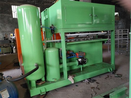 1000pcs/h Yarım Otomatik Yumurta Tepsisi Üretim Birimi / Atık Kağıt Pulp Kalıplama Makinesi