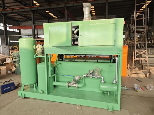 Green Color Paper Egg Carton Making Machine With Low Energy Consumption Egg Tray Production Line Egg Tray Machine