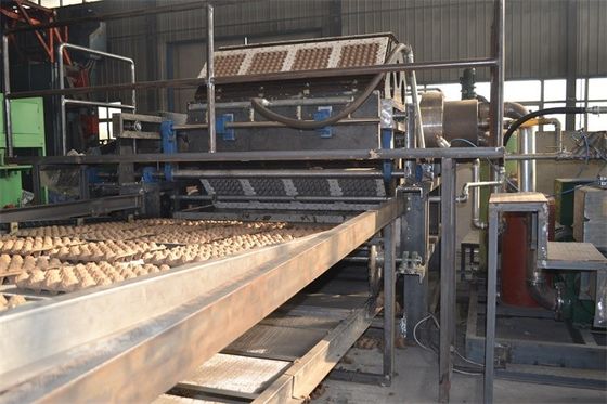 Otomatik Yumurta Kutusu Yapma Makinesi / Vakum pompası ile Kağıt Pulp Kalıplama Makinesi