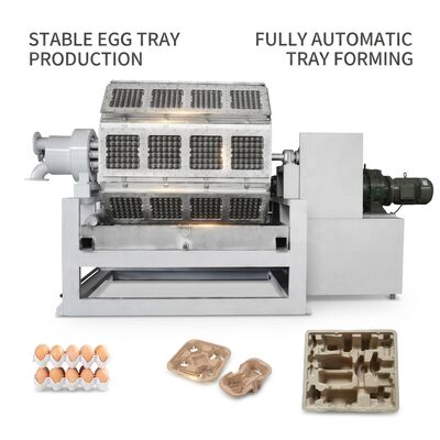 Yumurta Tepsisi Yapma Makinesi, 10.000 pcs / h çıkışı, Otomatik Yükleme Sistemi ve Etkili Kağıt Pulp Tepsisi Üretimi için Geri Dönüştürülmüş Kağıt Girişi