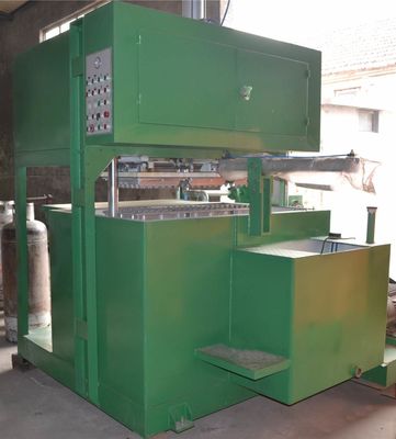 Yarım otomatik küçük yumurta tepsisi yapma makinesi PLC kontrolü